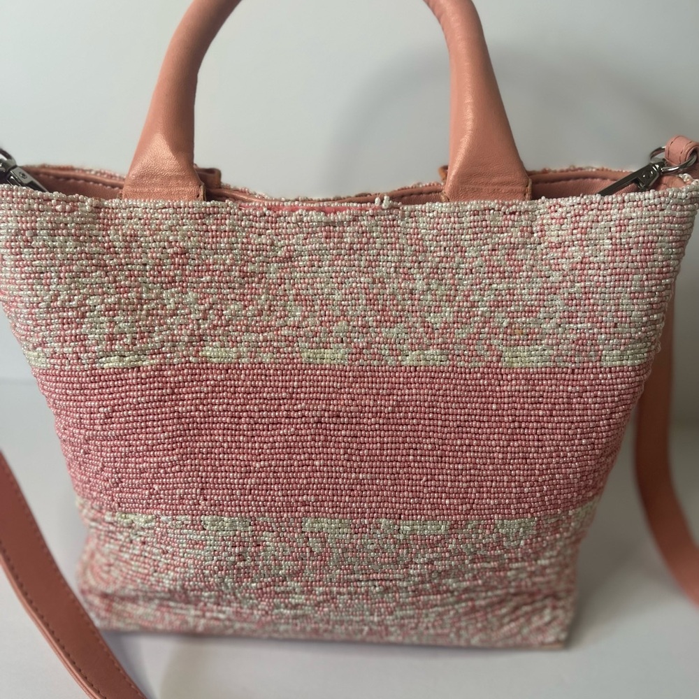 Loveshackfancy De Siena Beaded Cross Body Shoulder Handbag Purse - Picture 3 of 15